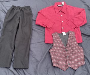 Boys Size 5 Dress Up Outfit Suit Style