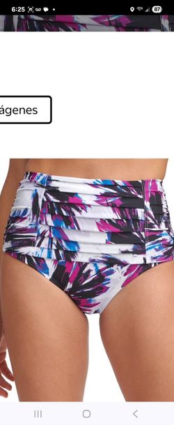 High-Waist Printed Bikini Bottom Calvin Klein