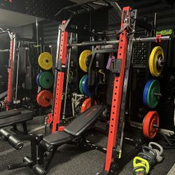 Condition Like New.  Bench And Attachments Included.  No Weights Included. 