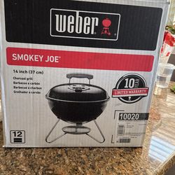 Brand New 14 Inch Weber Smokey Joe Charcoal grill