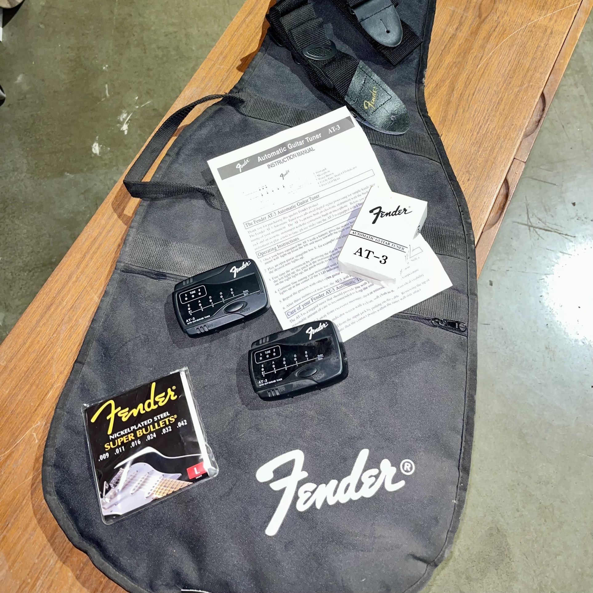 FENDER Guitar Case W/ Accessories 
