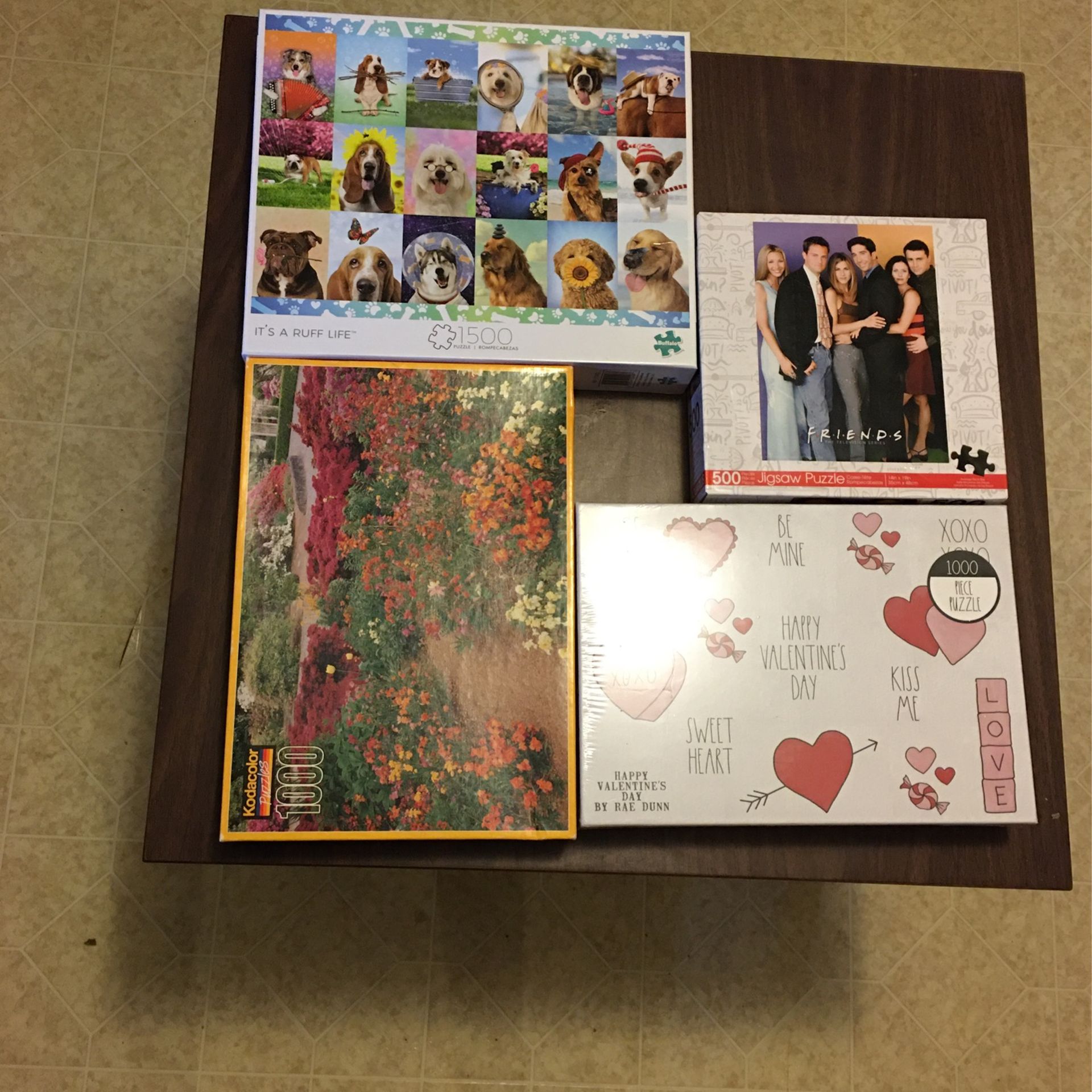 Lot Of 4 Puzzles 