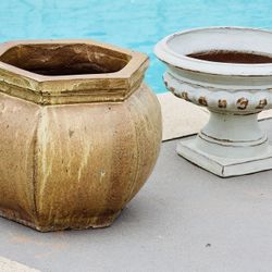One Big Yellow Ceramic Pot For $65