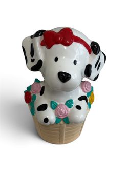 '90s Sanrio Spottie Dottie Figurine Ceramic Coin Bank