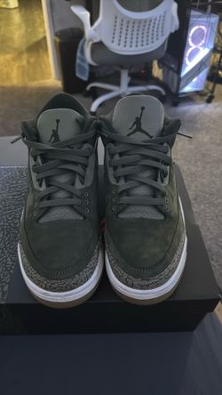 Jordan retro 3 medium olive