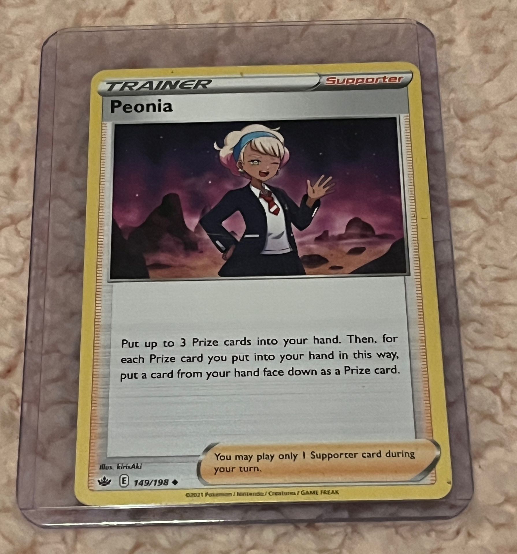 Pokemon TCG Chilling Reign Peonia 149/198