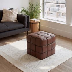 Zare Brown Ottoman