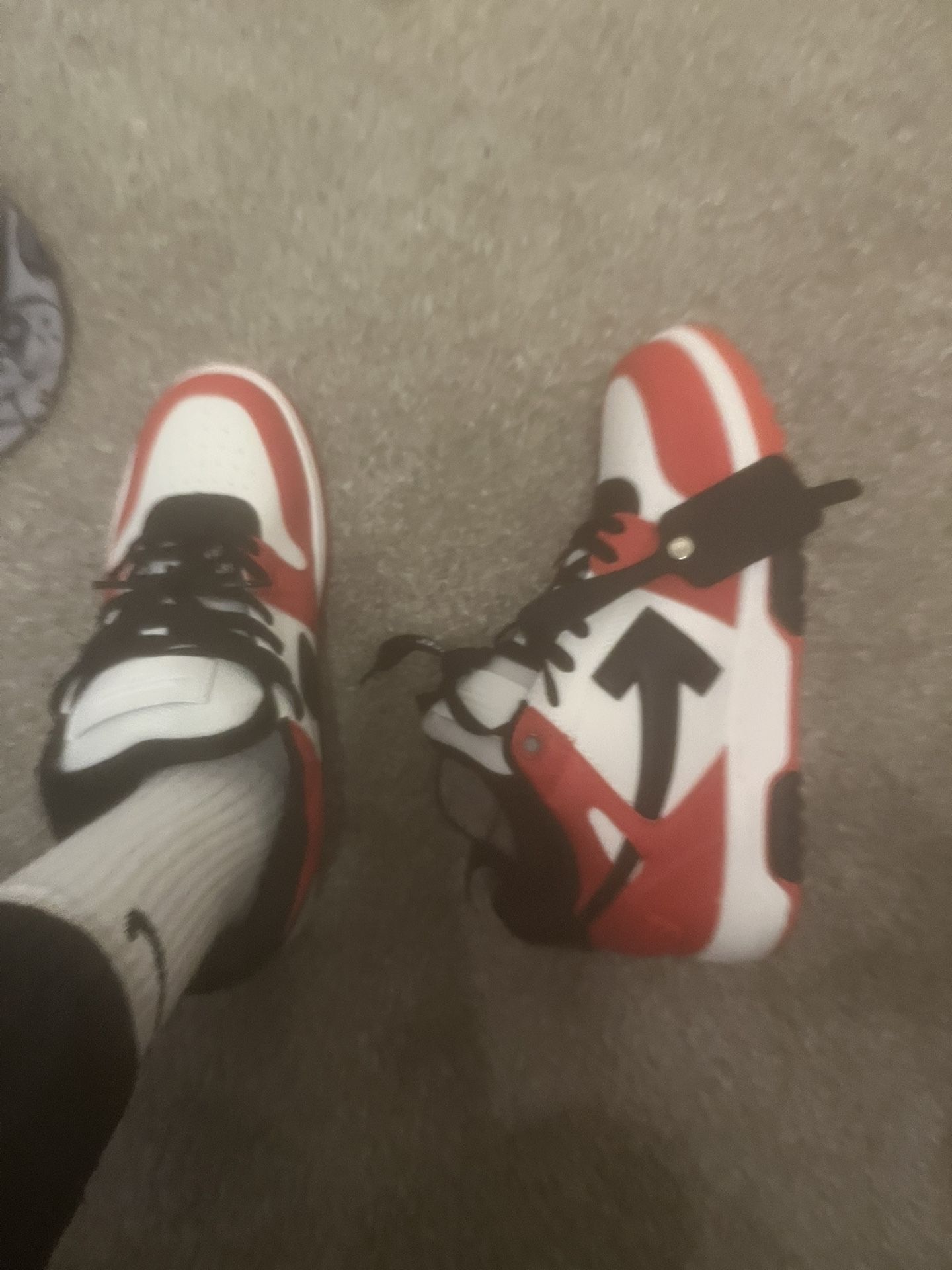 Off Whites Red Size 9.5 Eur 43