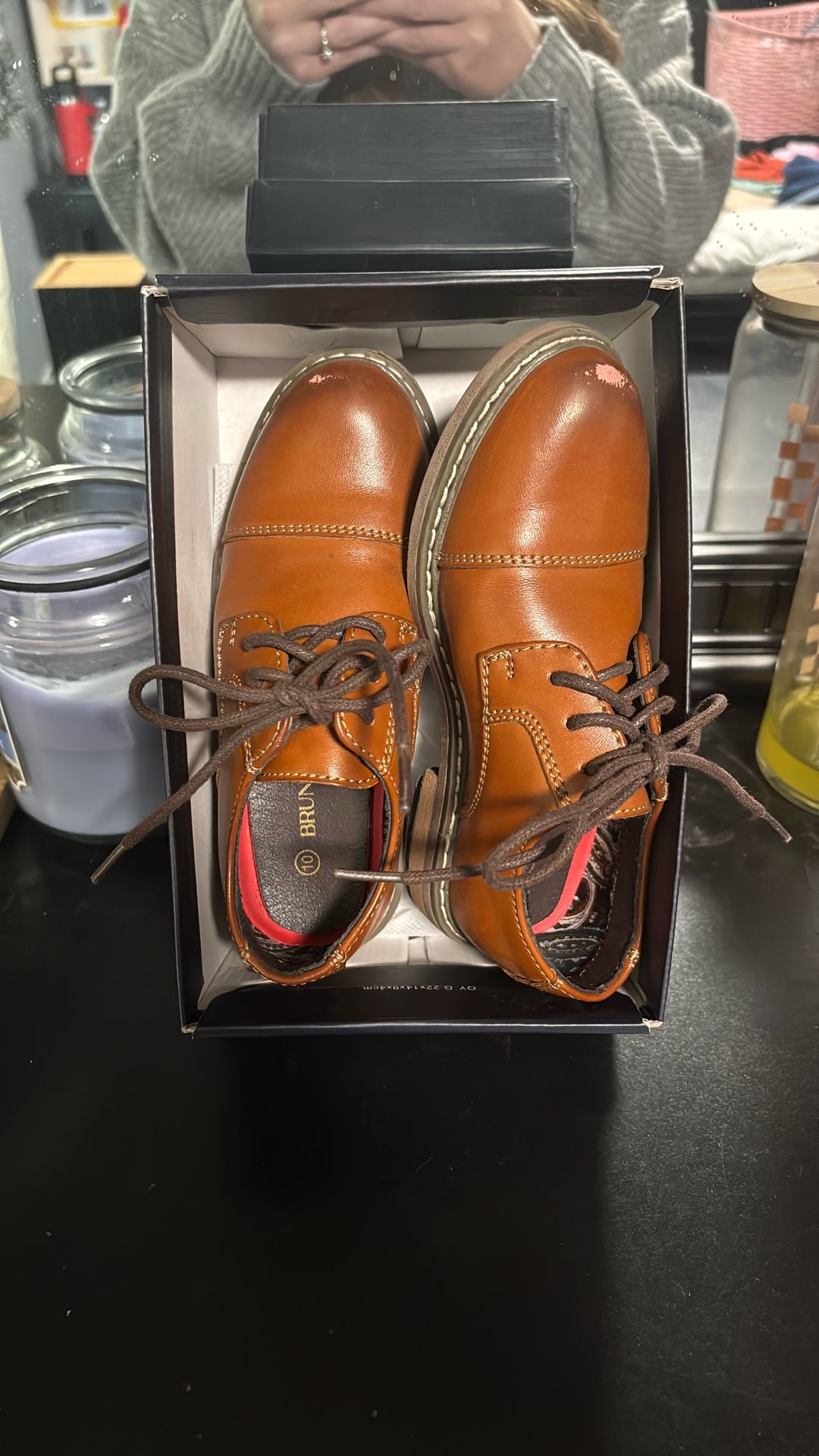 Bruno Marc Size 10 Boys Dress Shoes