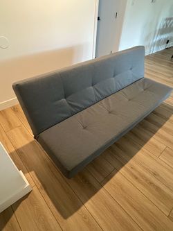 Modern Gray Futon / Sofa Bed – $99