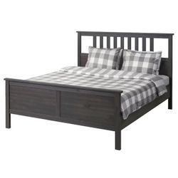 Ikea Queen Hemnes Bed Frame with Slats