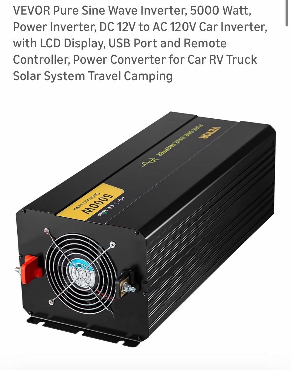 5,000 watt inverter 12v