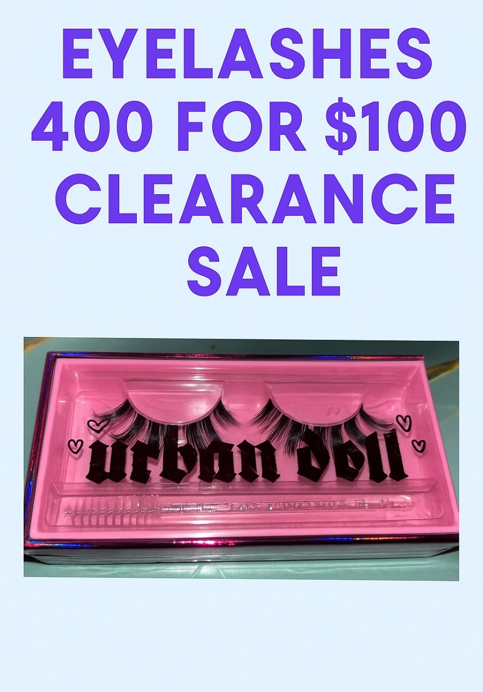 400 Lashes $100 (Worth $6,000!)