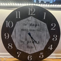 Handmade Farmhouse Clock