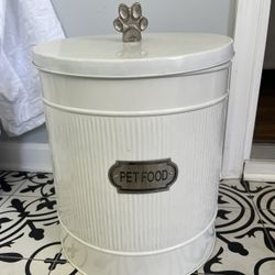 Dog Food Tin 