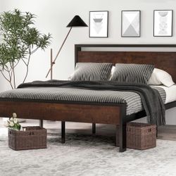 Queen bed and 6’ spring mattress