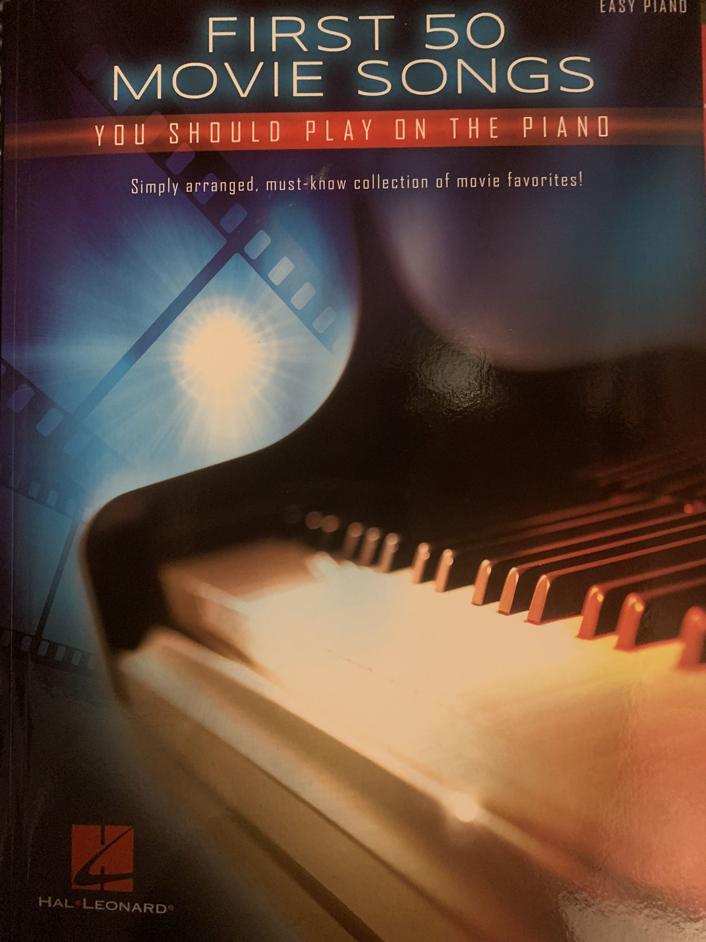 50 Movie Songs for Easy Piano