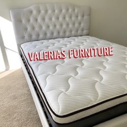 New Queen Bed Frame With Mattress