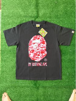 Bape T Shirt - Pink and Black