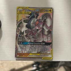 Arceus &dialga & Palkia GX Tag Team Pokémon Card 