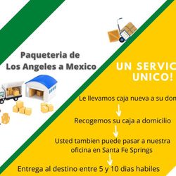 Cajas a Mexico