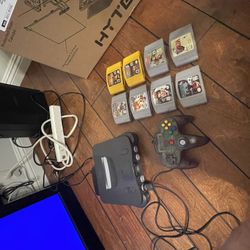 Nintendo 64 With games 