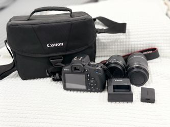 Canon EOS R50 Mirrorless Camera + RF-S 18-45mm & 55-210mm Lenses + Bag