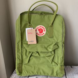New Fjällräven Kånken Water Resistant Backpack guacamole