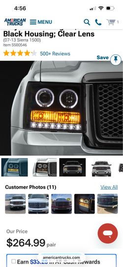 2007-2013 gmc 1500  headlights