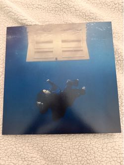 blue and black Billie Eilish vinyl