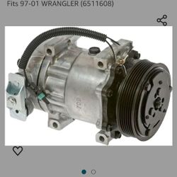 97-01 Jeep Wrangler A/C Compressor 