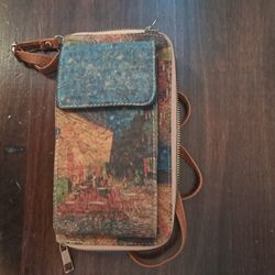 cross body wallet with phone holder