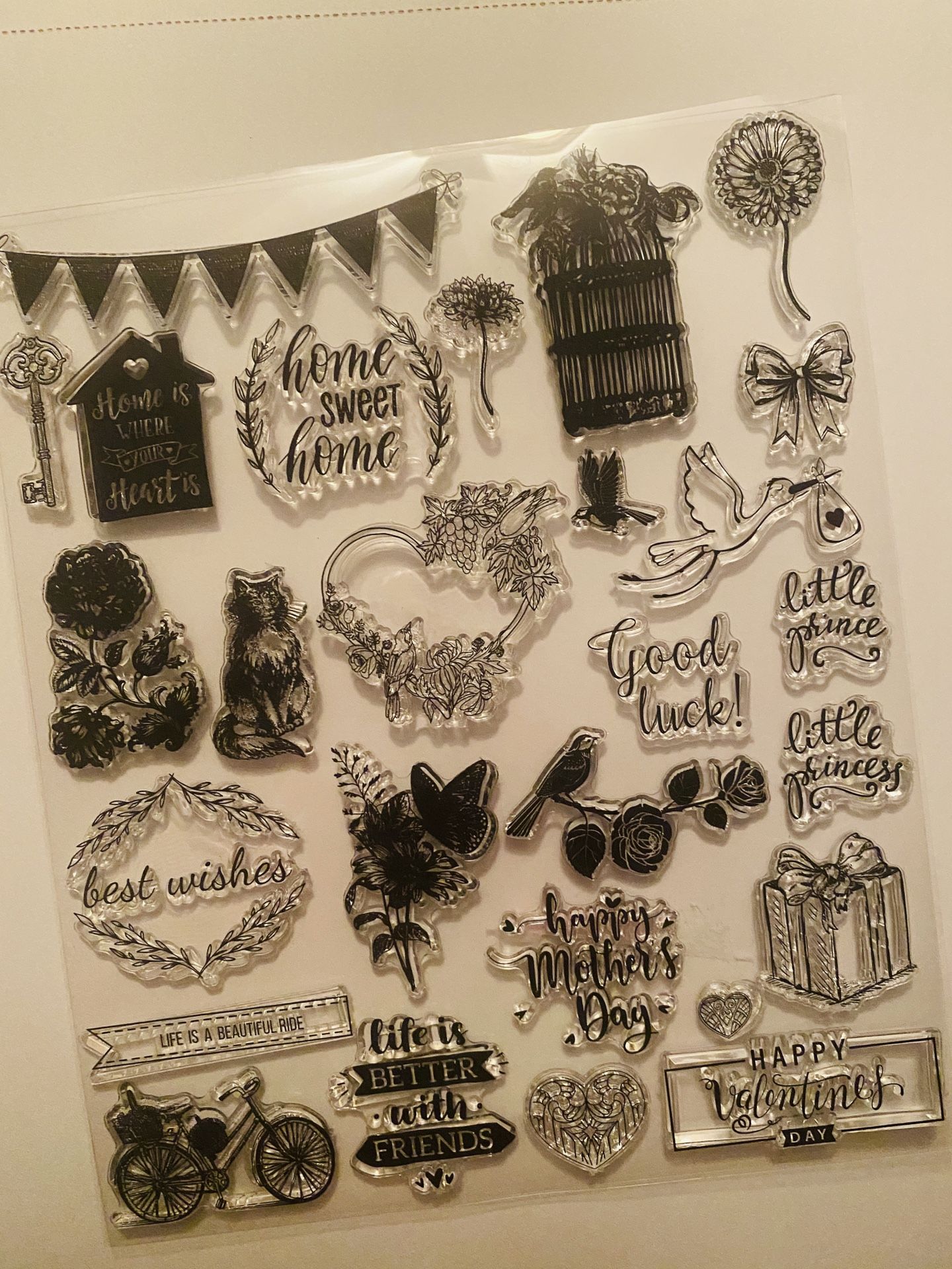 15pc Variety Stamps/Sentiments (Read)