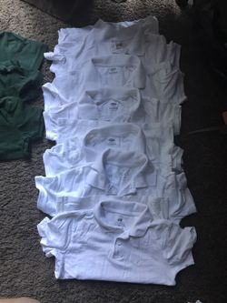 White and green uniform polos (boy)