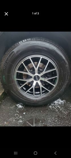 Set of 4 Tolken Rims and tires