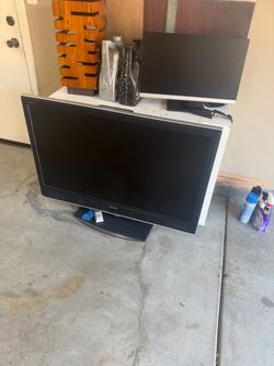 Free Tv, desk, sofa table, computer monitor, king bed frame
