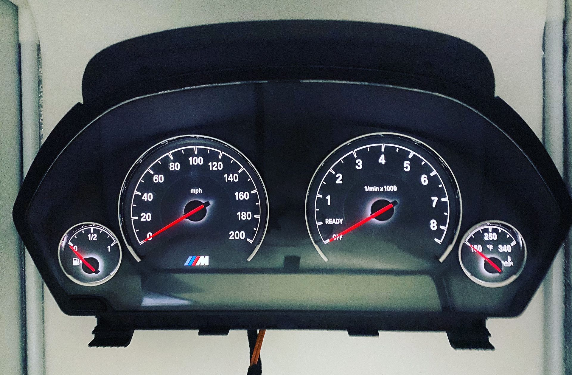 BMW F80 M3 M4 cluster with HUD. Retrofit F30