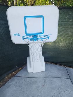Pool side hoop