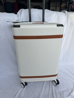 Champs Vintage Air 24” Luggage White Check In TSA Lock 