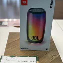 JBL Pulse 5 Portable Bluetooth Speaker With Light Show - Payments Available - Pay $1 Down To take It home