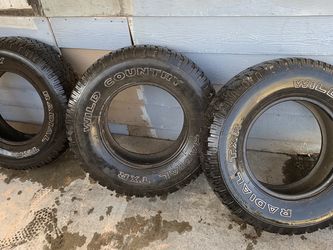 3 Tires LT245/75R16