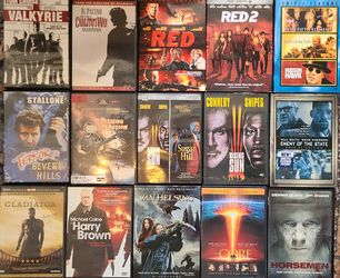 Lot of 15 DVDs action / drama films