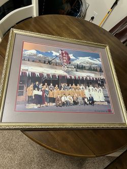 Lithograph print by Alaskan artist Byron Birdsall.