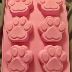 2 pack🐾🐾Larger PAWS Silicone Molds🐾🐾🐾