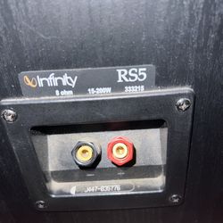 Infinity rs5 speakers
