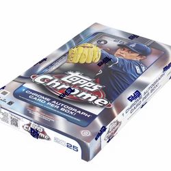 2025 Topps Chrome Baseball Hobby Box
