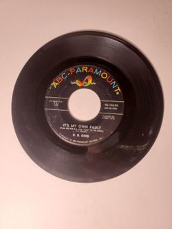 Vintage B.B. King 7" Vinyl Record Single 45 RPM ABC Paramount Untested