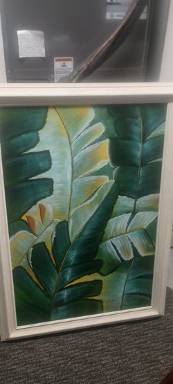Banana leaf Oil paintings by M. Hilton