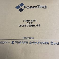 1”  3’X3’ Foam Mats 