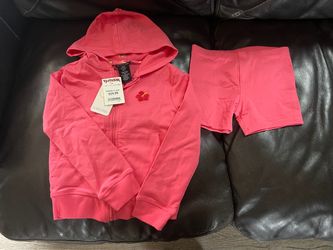 Girl jacket and short set